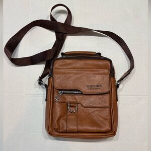 WEIXIER crossbody bag, dark brown, used, see pictures for measurements